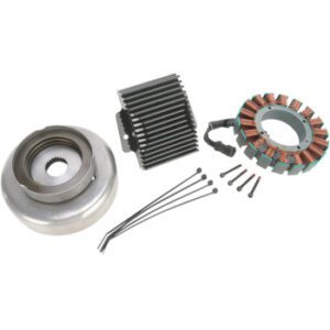 77 Cycles CYCLE ELECTRIC INC 3-Phase 50A Charging Kit P/N CE-86T Kits produce 32A at 1,000 rpm and 50A at 2,500 rpm Improved durability and dependability Made in the U.S.A.